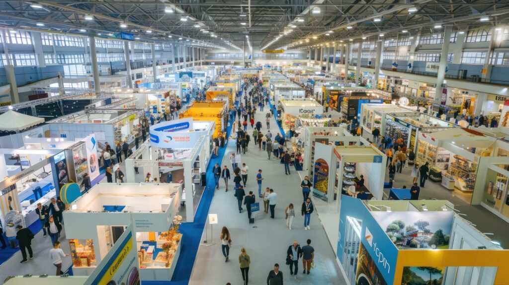 Stand in fiera internazionale