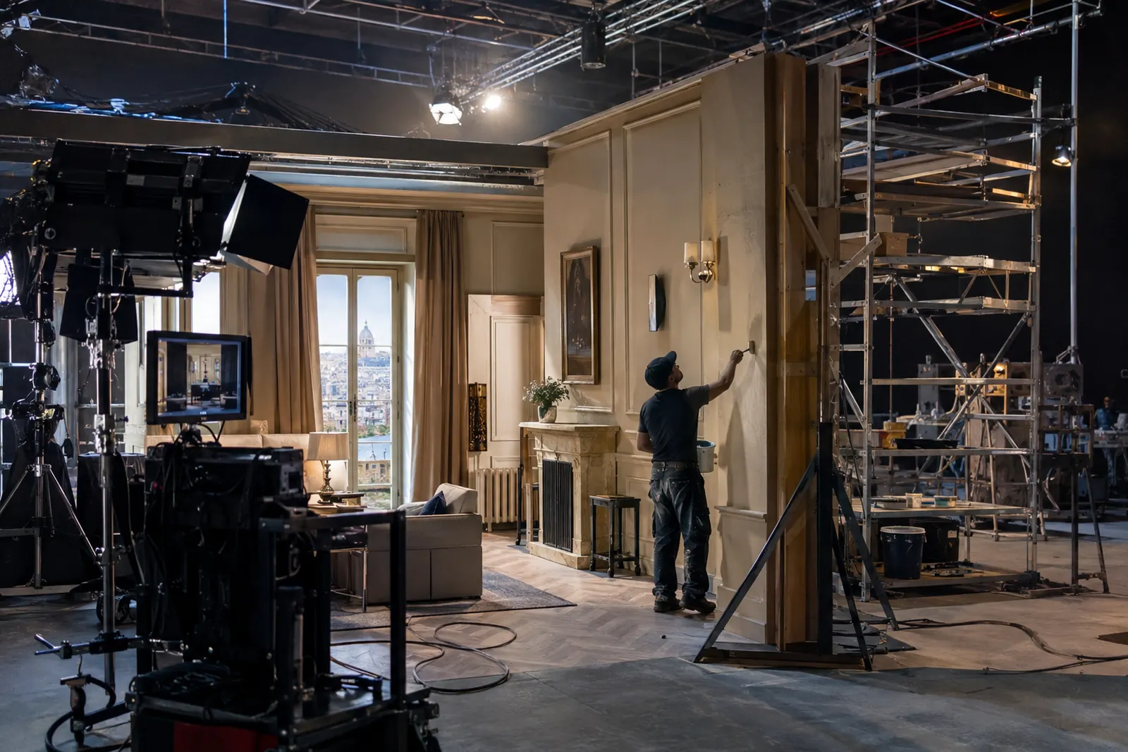 Scenografia per set cinematografico costruita su misura